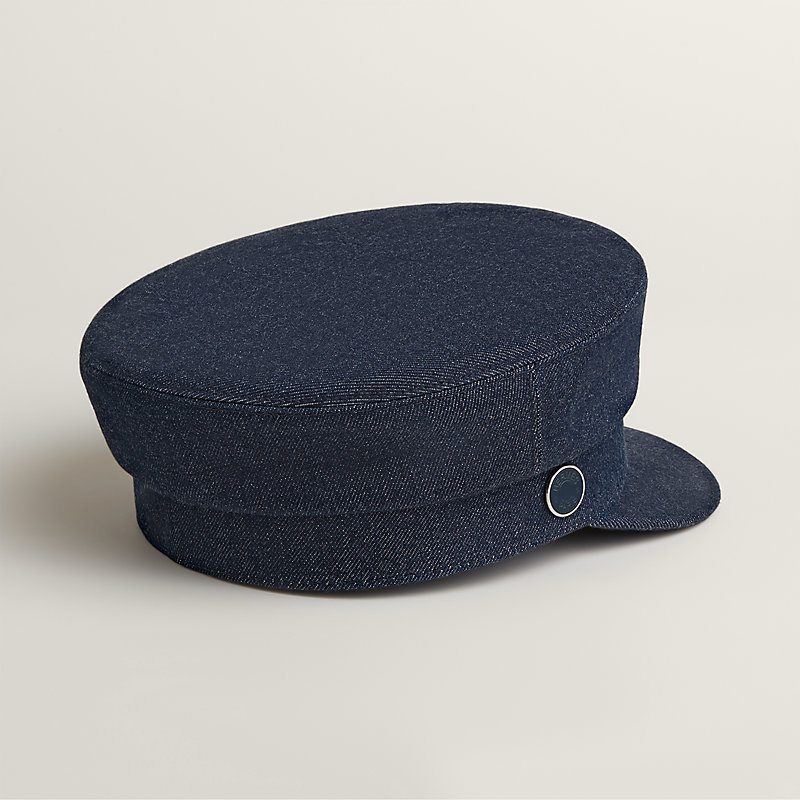 Giulietta Denim cap - Blue | Hermès USA